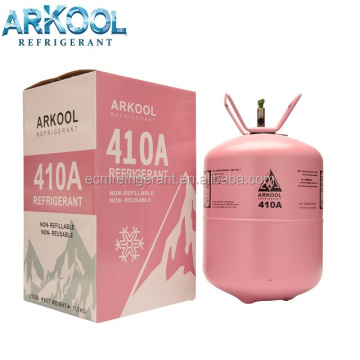 Gas de refrigerante R410A para CA/Cilindro descartável reciclável 11,3 kg de alta qualidade